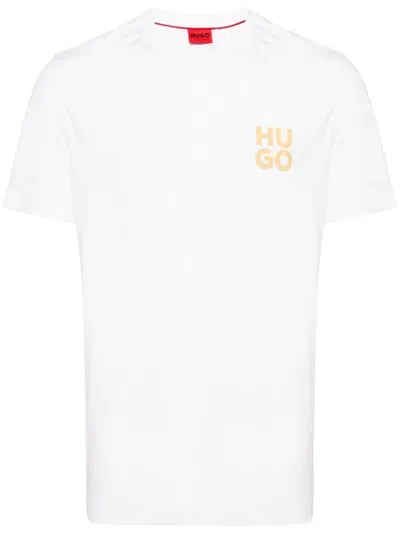 Hugo Logo-print T-shirt In White