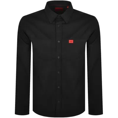 Hugo Long Sleeved Egrin Shirt Black