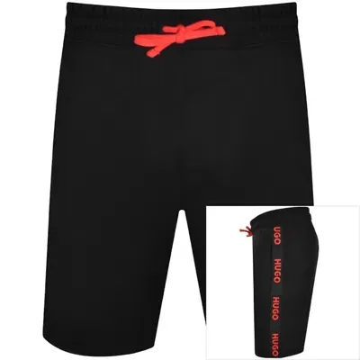 Hugo Lounge Sporty Logo Shorts Black