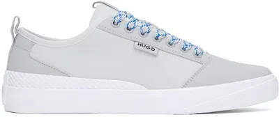 Hugo Off-white Ripstop Sneakers In 白色