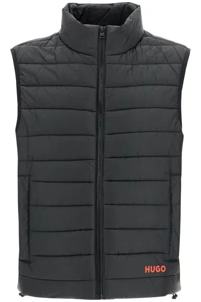 Hugo Padded Brentino Vest In Black