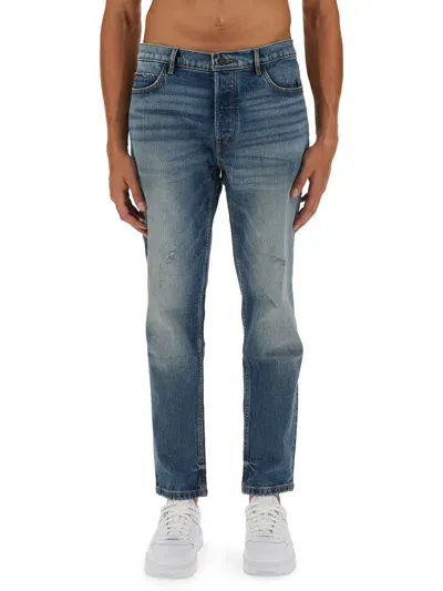 Hugo Regular Fit Jeans In Blue