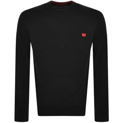 Hugo San Cassius Knit Jumper Black