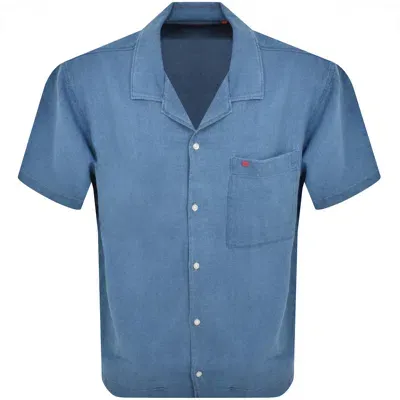 Hugo Short Sleeved Egeeno Shirt Blue