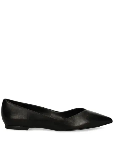 Hugo Slip-on Ballerina Shoes In Black