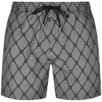 Hugo Sone Swim Shorts Grey