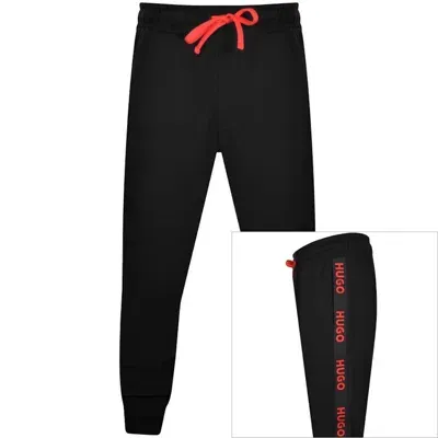 Hugo Sporty Logo Joggers Black