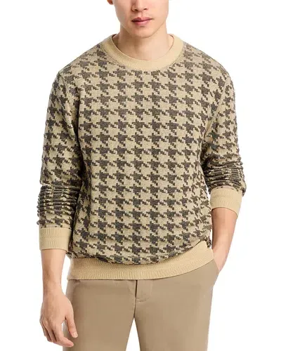 Hugo Steeth Crewneck Sweater In Open Beige