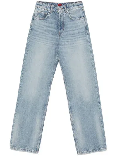 Hugo Wide-leg Jeans In Blue