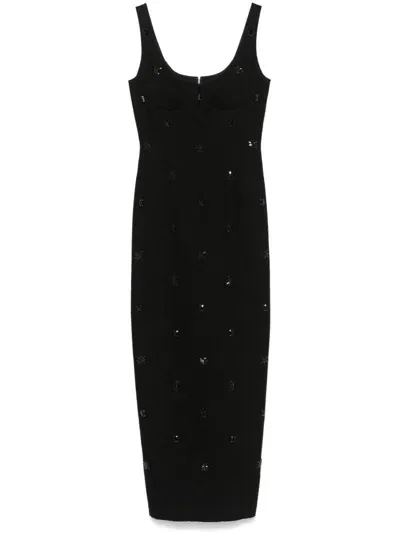 Huishan Zhang Rosemary Maxi Dress In Black