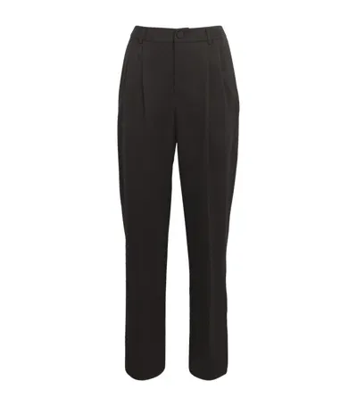 Huishan Zhang Wool-blend Henry Trousers In Black