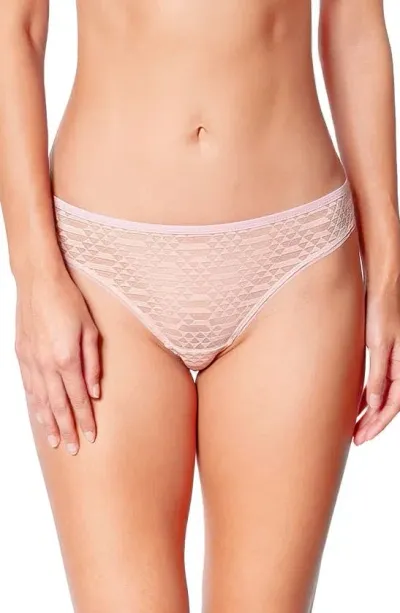 Huit Garconne Thong In Blush