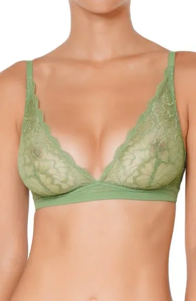 Huit Lenna Green Lace Bra