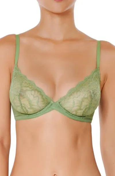 Huit Lenna Green Lace Underwire Bra