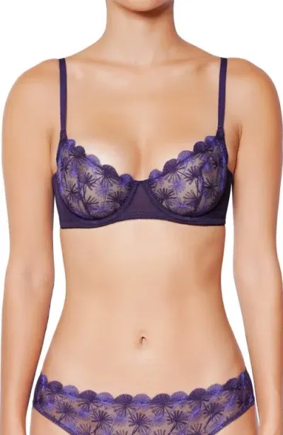 Huit Make A Wish Underwire Bra In Purple