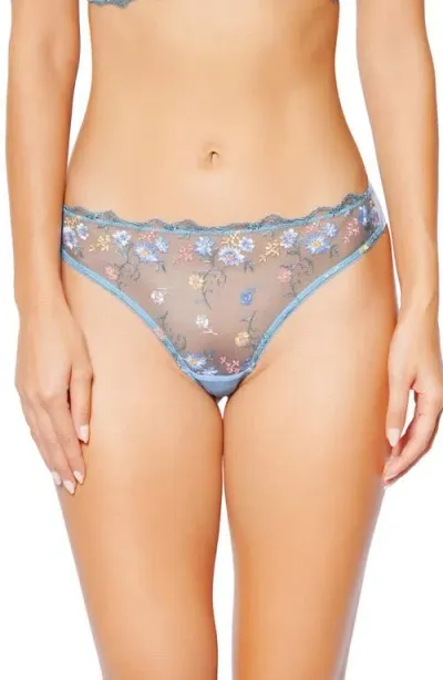 Huit Poesie Tanga In Sky Blue