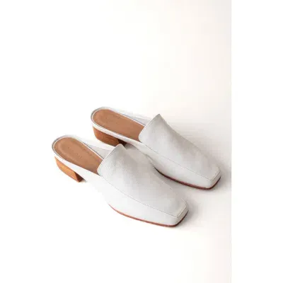 Huma Blanco Felix Slip-on Loafer Mule In White