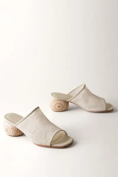 Huma Blanco Milla Slide Sandal In Natural Jute