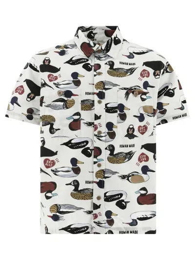 Human Made Ducks Shirts In White