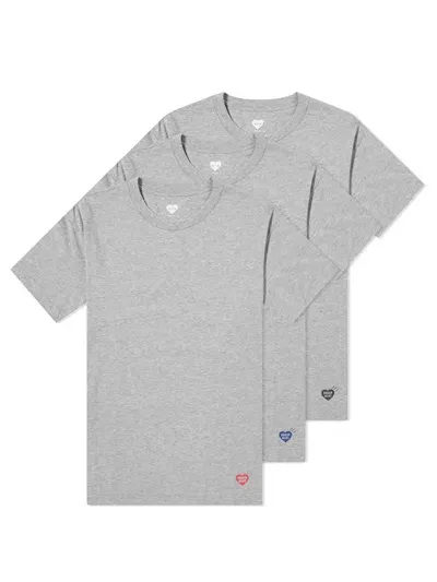 Human Made "heart" 3 Pack T Shirt Set