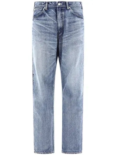 Human Made Stonewashed Denim Trousers In 蓝色