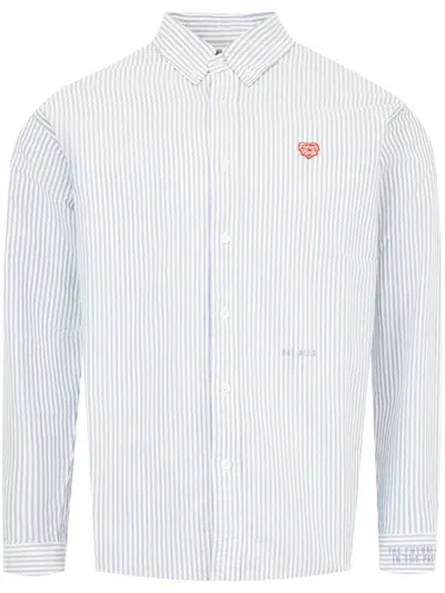 Human Made Striped Shirt In White