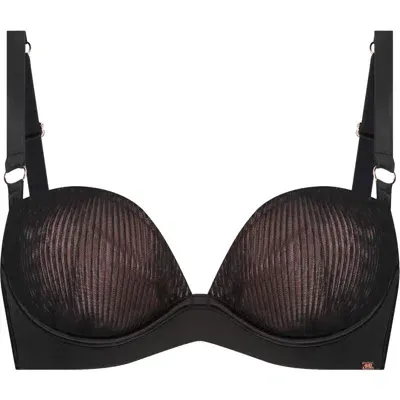 Hunkemoller Hunkemöller Antonia Padded Underwire Bra In Caviar