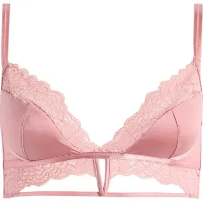 Hunkemoller Hunkemöller Lainey Triangle Bralette In Nostalgia Rose