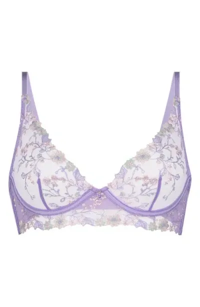 Hunkemoller Hunkemöller Lillia Underwire Longline Bra In Lavender