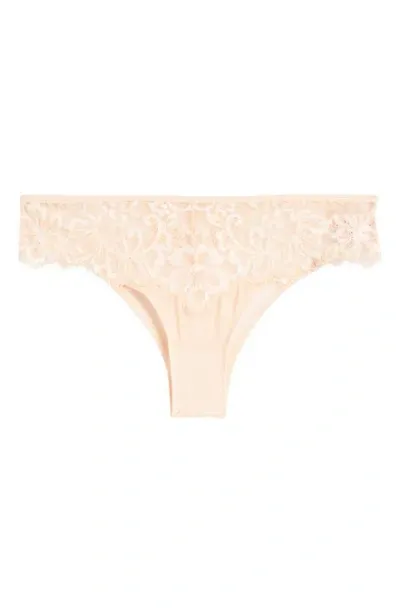 Hunkemoller Isabella Brazilian Panties In Peach Parfait