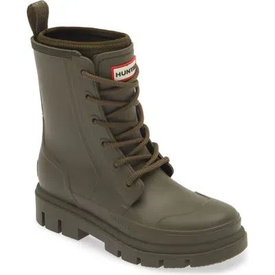 Hunter Diana Waterproof Rainboot In Dark Green