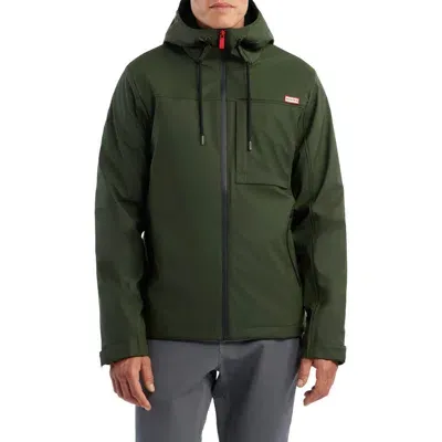 Hunter Men's Mill Hooded Waterproof Jacket In  Green