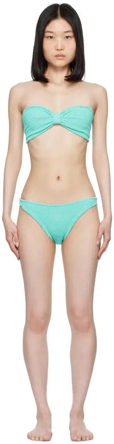 Hunza G Blue Jean Bikini In Aqua