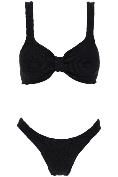 Hunza G Bonnie Bikini Set In Black