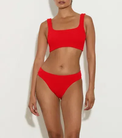 Hunza G Coverage Xandra Bikini In Red