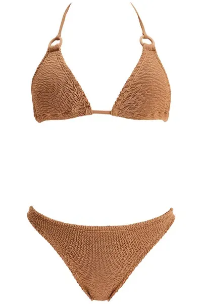 Hunza G . Eva Bikini Set For In Brown