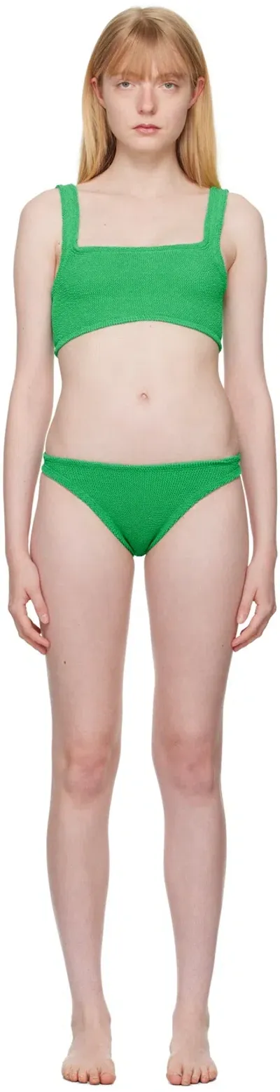 Hunza G Green Xandra Bikini In Emerald