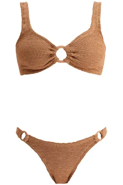 Hunza G Hallie Bikini Set In Brown