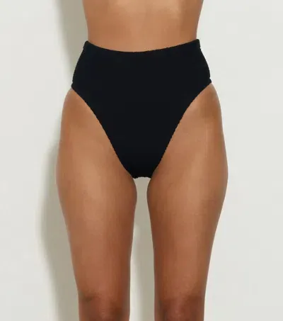 Hunza G High Waist Bikini Bottom In Black