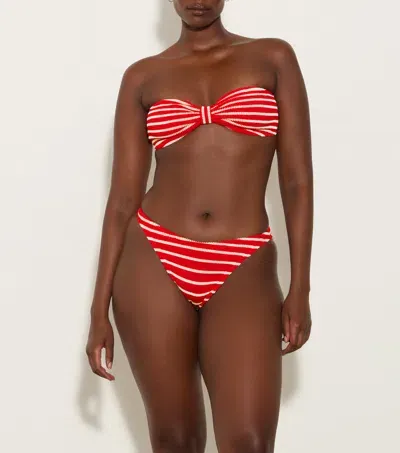 Hunza G Jean Bikini In Red/white