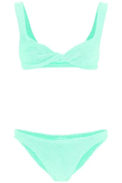 Hunza G Juno Bikini Set In Green