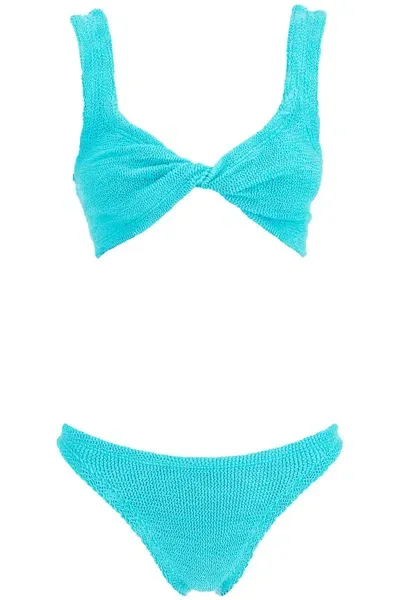 Hunza G Juno Bikini Set In Blue