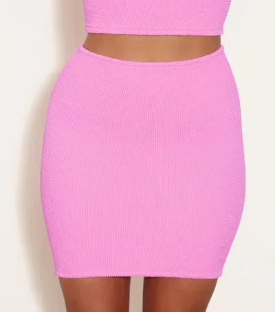 Hunza G Mini Skirt In Pink