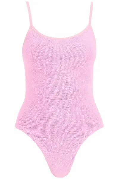 Hunza G Petra One-piece Swims In Pink