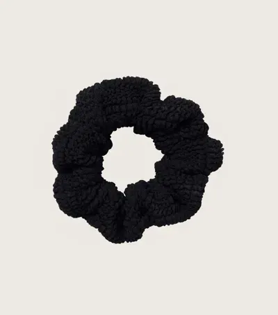 Hunza G Black Fabric Scrunchie