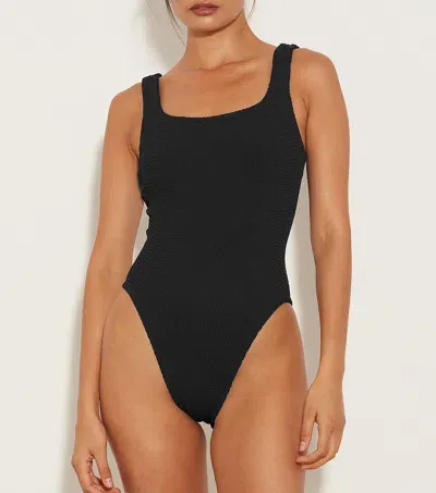 Hunza G Square Neck Swim In Black