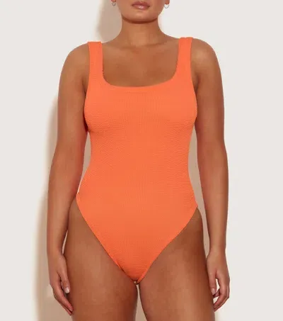 Hunza G Square Neck Swim In Orange