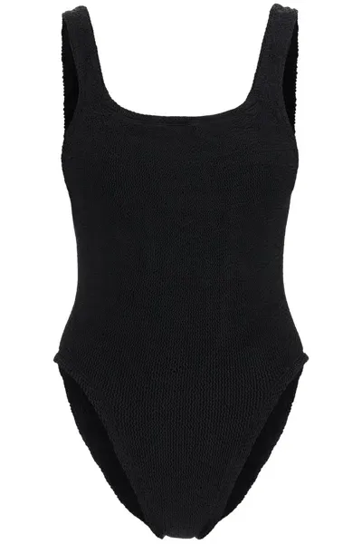 Hunza G Square Neck Swimsuit In Black