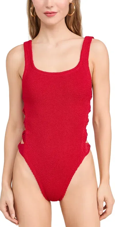 Hunza G Tiffany One Piece Red