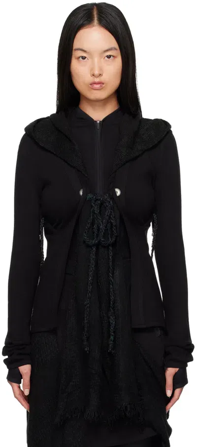 Hyein Seo Black Hooded Jacket